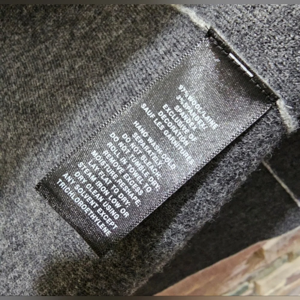 LAFAYETTE 148 $499 Retail New York Sleeveless Colorblock Cardigan, Medium, Gray - Picture 4 of 6